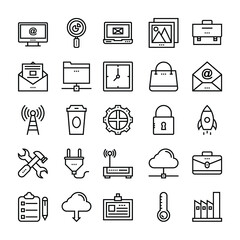 Modern Business Vector Icons 4