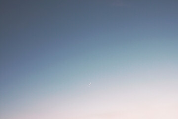 Dark blue sky with transition to light blue