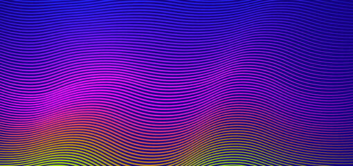 Purple, blue,yellow vector pattern with abstract lines. Shining crooked illustration of lines in a brand-new style. The best blurred design for your business.