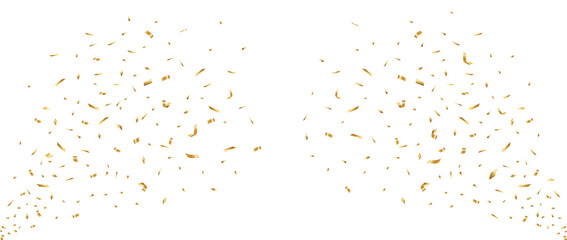 紙吹雪のベクター素材