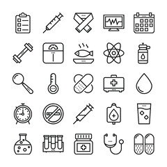 Medical & Health Vector Icons 1