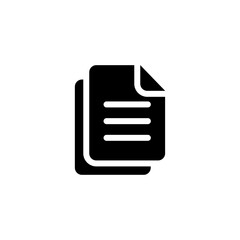 paper icon vector symbol template