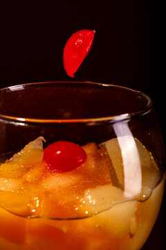 Fruchtcocktail im Glas