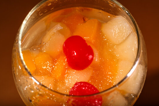 Fruchtcocktail im Glas