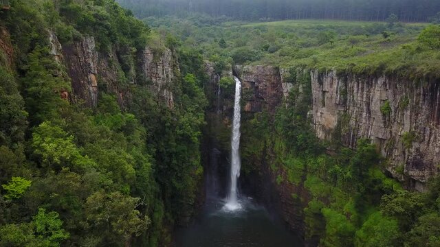 Huge Mac Mac Falls in South Africa