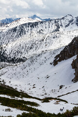 Winter landscape of High Tatra Mountains National Park on a spring time, Poland © Milosz Maslanka