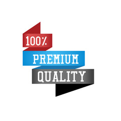 premium quality discount, premium choice sticker on white background. vector illustration