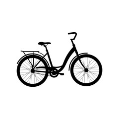 Mountain bike isolated on white background. Vector illustration