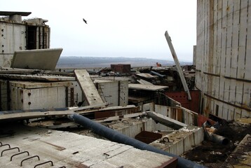 old abandoned factory