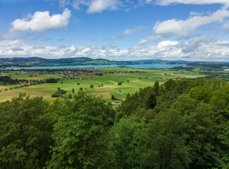View from the window of Neuschwanstein Castle, Germany