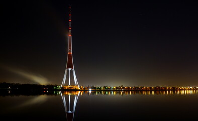 Television tower in Riga.