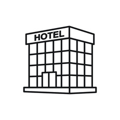 hotel icon vector