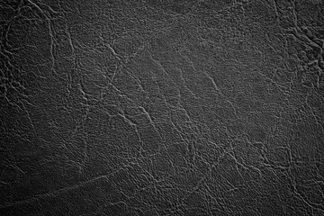 Black leather texture and background