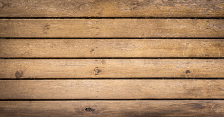 Old wood plank texture can be use as background