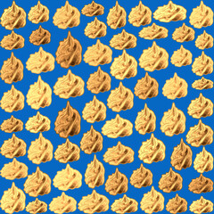 textura merengues cielo