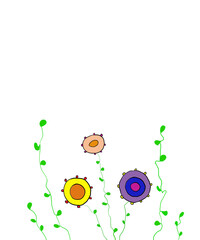 abstract floral background