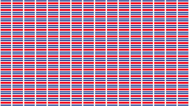 Costa Rica Flag Pattern