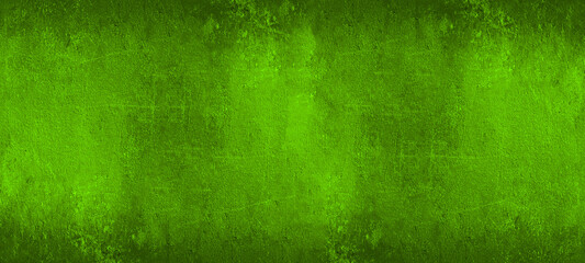 Abstract dirty rustic dark green texture Background banner panoramic panorama
