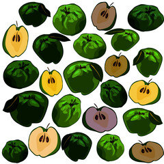 textura manzana verde