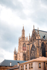 Fototapeta na wymiar Cathedral of Saint Stephen of Metz, France