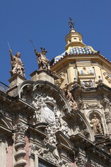 Fototapeta na wymiar Church of San Luis de Los Frances in the center of Seville