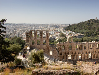 Fototapeta na wymiar Athens, Greece | Acropolis | Odeon of Herodes Atticus