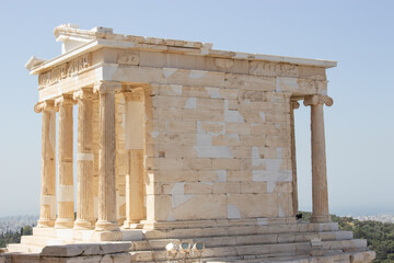 Obraz premium Athens, Greece | Acropolis | Temple of Athena Nike