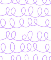 Curly lilac wire