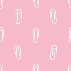 seamless pattern with paper clips