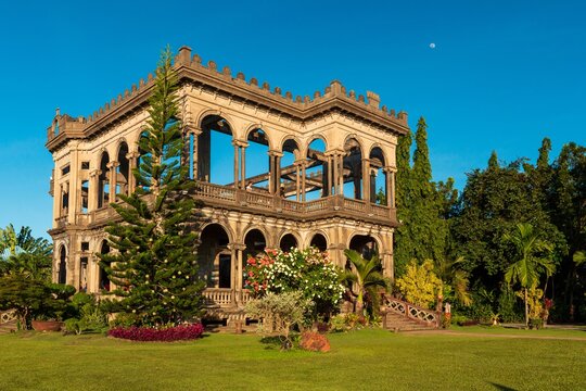 View of The Ruins in Talisay, the Philippines captured on a bright sunny day