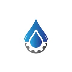 Oil and gas logo vector icon