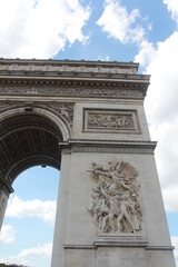Fototapeta na wymiar The Arc de Triomphe de l'Étoile, Paris, France