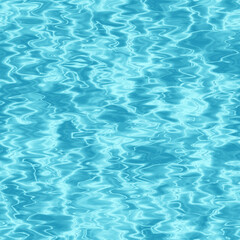 Seamless background of blue water surface.