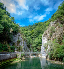 Gorges d'Enfer dans l'Ain