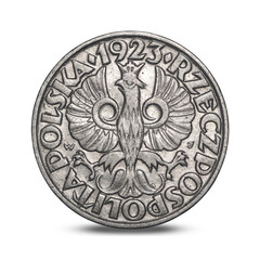 Polish coin of low denomination