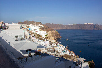 Santorini, Greece coastline