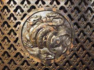 築地本願寺　築地　銀座　寺　temple　四神　青龍
朱雀　白虎　玄武