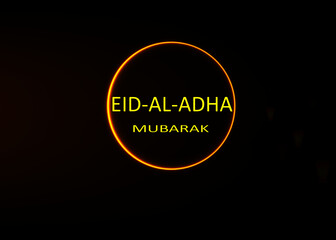 Eid mubarak wishes illustration and celebration cards of eid al adha - the islamic calendar festival isolated for muslims, pakistan eid mubarak celebrations and loves