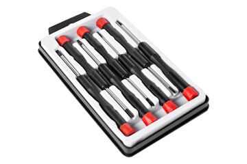 Set screwdriver. Isolated on a withe background.