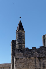 Fototapeta na wymiar Tour du château d'Uzès - Gard - France