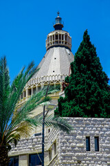 Nazareth, Israel. June 26, 2020: Basilica of the Annunciation, built over the house of the Virgin...
