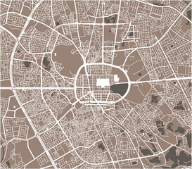 map of the city of Medina, Saudi Arabia