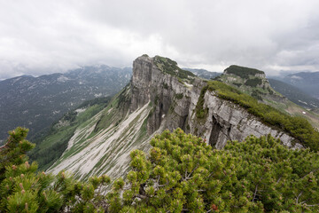 View of Greimuth peak (1871 m), austrian Alps. Austria