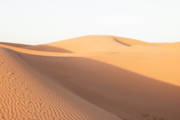 Fototapeta na wymiar Scenic View Of Desert Against Clear Sky