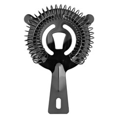 Cocktail strainer on white background