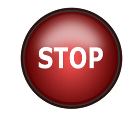 red button labeled stop illustration
