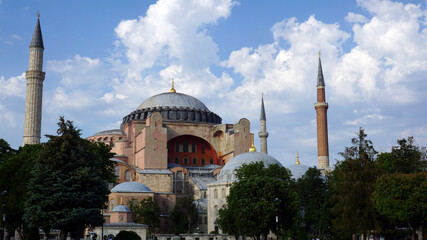 Fototapeta premium Hagia Sophia, Historic Temple in the center of Istanbul