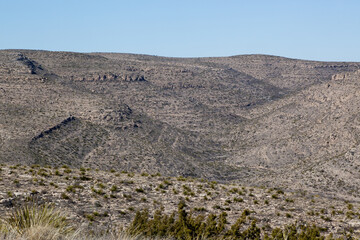 Desert landscape in the southwest  USA