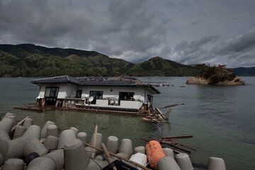 2011年　女川　津波　被害　風景