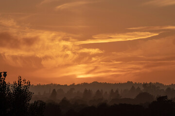 Sunset at Santa Cruz County fair